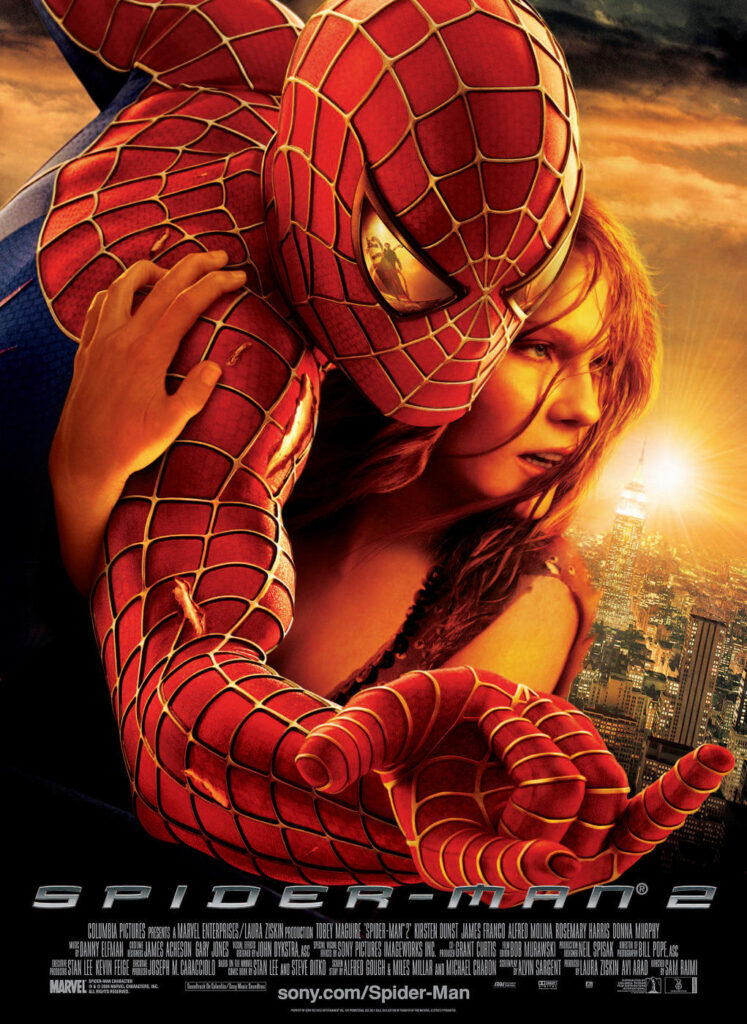 Movie Poster for Spiderman 2