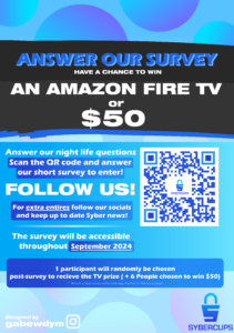 Poster promoting survey